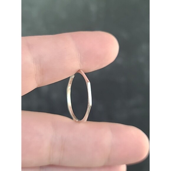 Pure Vida 925 Sterling Silver Edgy Band Ring, Size US 9.5 - Picture 1 of 10